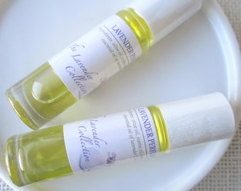 Lavender Roll-On Perfume: Natural Essential Oil Calming Scent