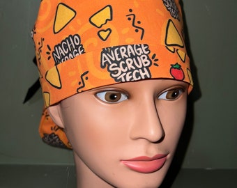 Ponytail scrub cap