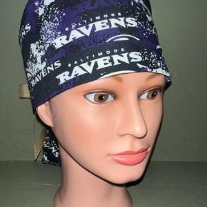 Ravens ponytail scrub cap