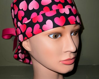 Valentine scrub cap