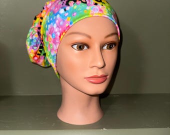 Knit scrub cap