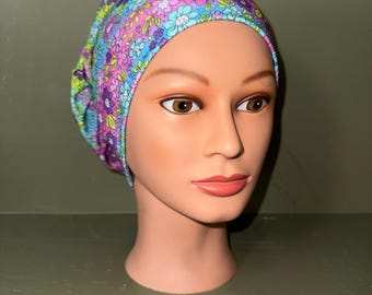 Knit scrub cap