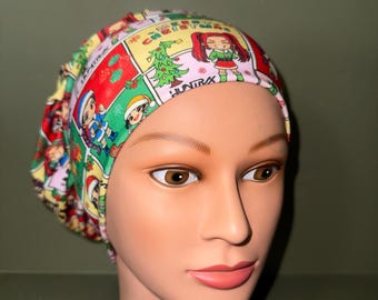Knit scrub cap