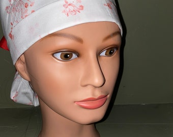 Ponytail scrub cap