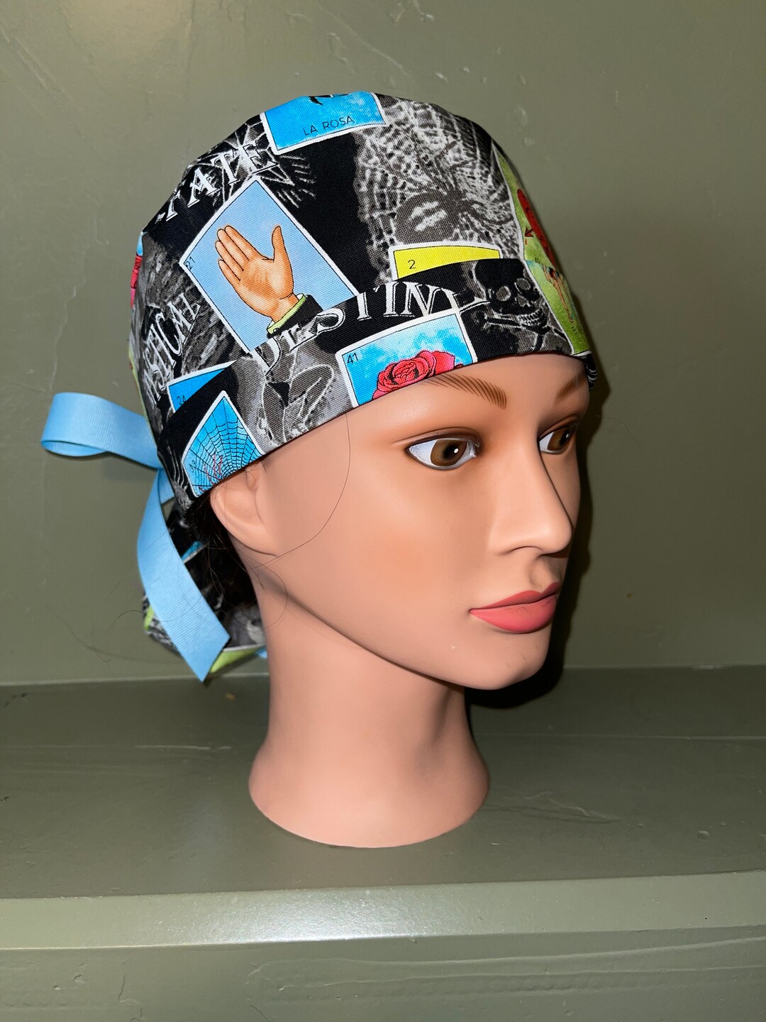 Ponytail Scrub Cap Etsy