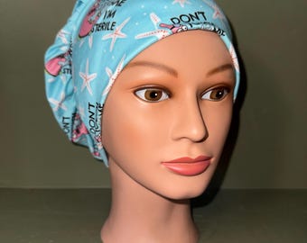 Knit scrub cap