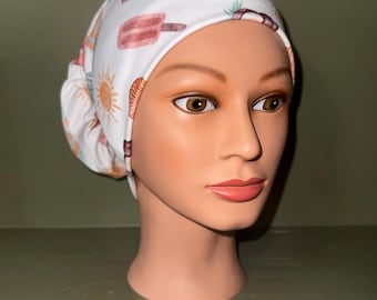 Knit scrub cap