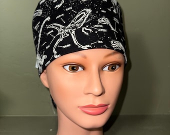 Ponytail scrub cap