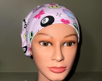 Knit scrub cap