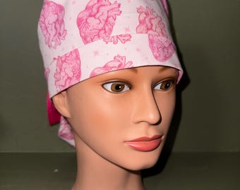 Ponytail scrub cap