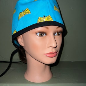 Male scrub cap with ties