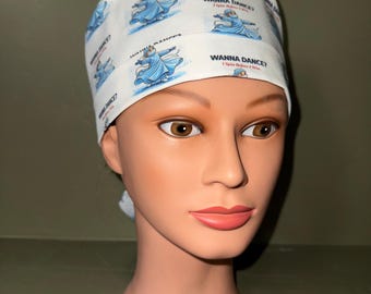 Ponytail scrub cap