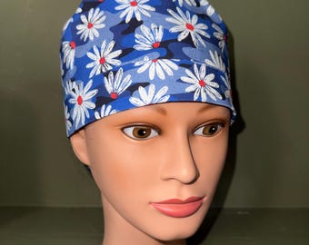 Ponytail scrub cap