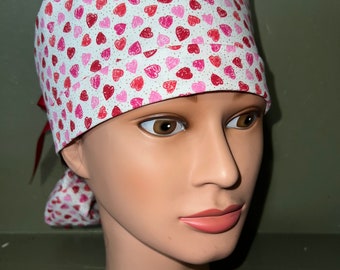 Valentine scrub cap