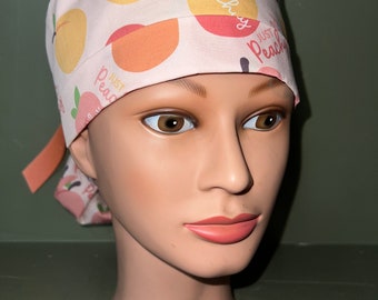 Ponytail scrub cap