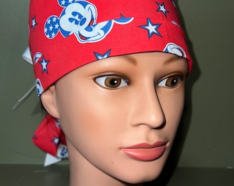 Ponytail scrub cap