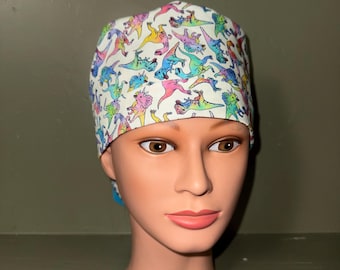 Ponytail scrub cap