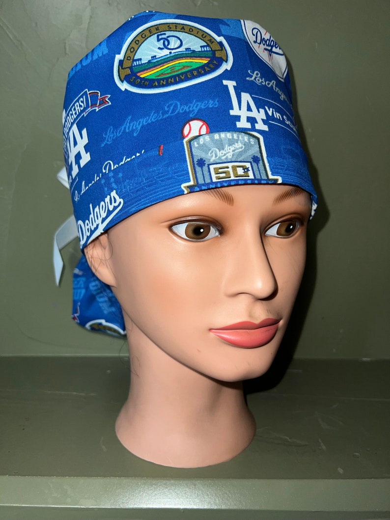 LA Dodgers ponytail scrub cap Bild 1