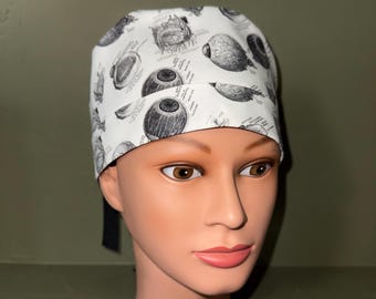 Ponytail scrub cap