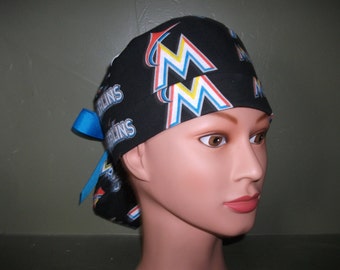 MLB baseball ponytail scrub cap