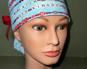 Ponytail scrub cap