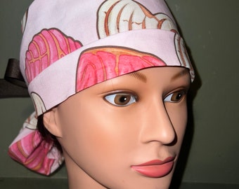 Ponytail scrub cap