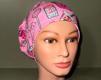 Knit scrub cap