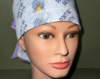 Ponytail scrub cap