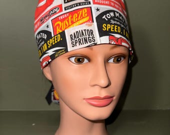 Ponytail scrub cap