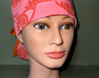 Ponytail scrub cap