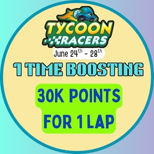 Mono Go Tycoon Racers 1 Slot Carry - 30 mil pontos por apenas 1 volta (Leia a descrição) | 24 de junho de 2026