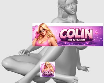 Sexy Female Figure STL | Curvy Nude Woman Sitting Pose|NSFW