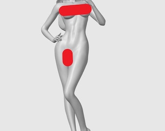 Nude female Model | Realistic Human Anatomy Sculpture | NSFW