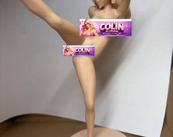 Tifa Lockhart STL | nude Kick Pose 3D Printable Model | FF7 Inspired Fan Art | NSFW