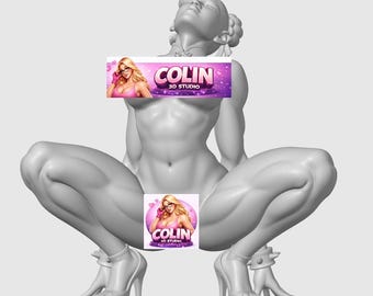 Chun-Li Nude girl No.1 - STL 3D Printing - Street Fighter（NSFW)