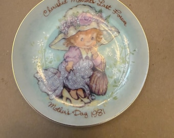 Avon 1981 Cherish Moments Muttertag Sammelteller 13 cm