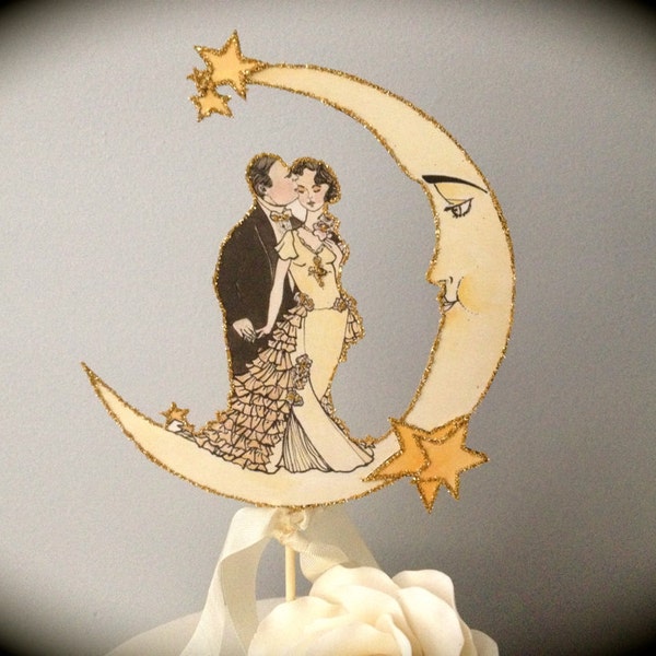 DIY Art Deco Wedding Decor - Wedding Cake Topper - High Resolution - Personal Use Only-Printable