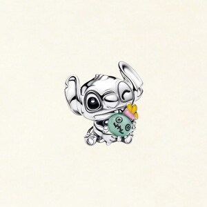 Stitch Scrump Charm, Lämplig för alla typer av armband i europeisk stil, bra presenter bild 2