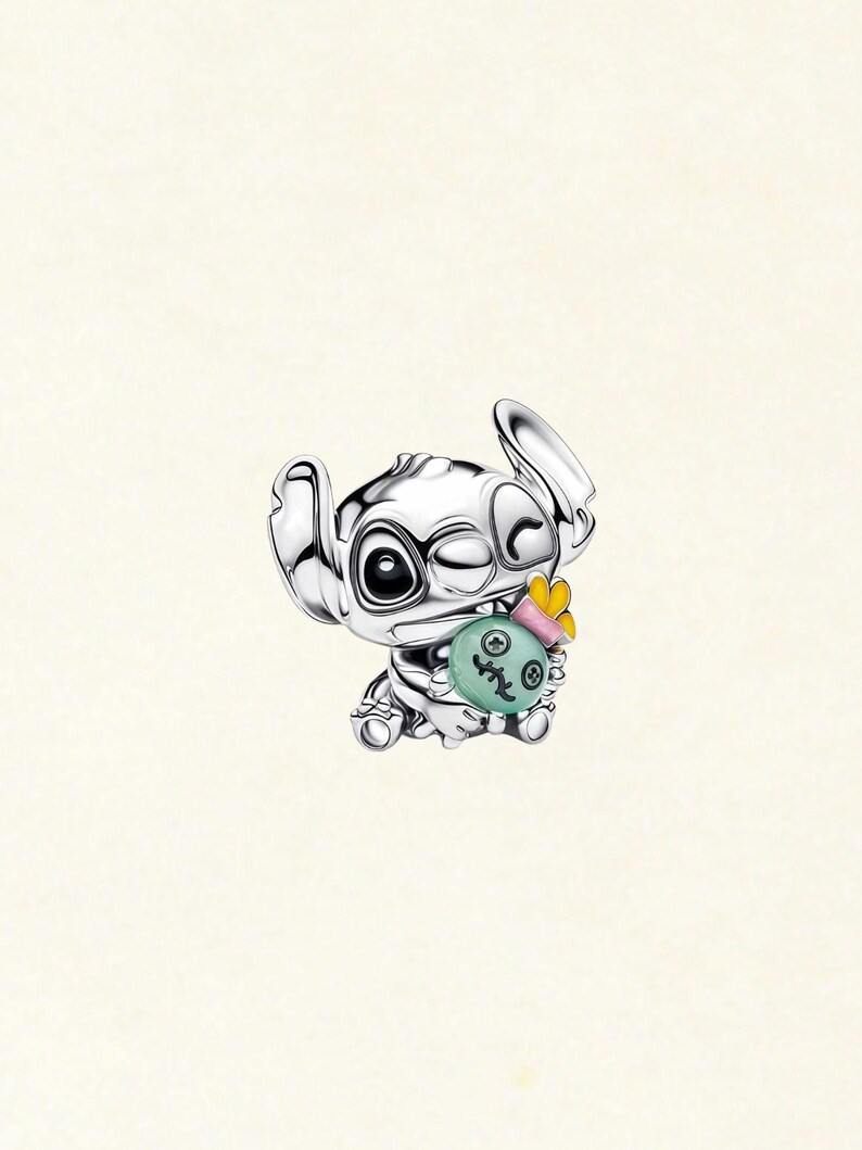 Stitch Scrump Charm, Lämplig för alla typer av armband i europeisk stil, bra presenter bild 2