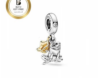 Tiana frog prince dangle charm,Suitable for all kinds of European style bracelets, good gifts