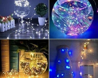 LED Fairy Lights String Battery Operated, Warm White Mini String Lights for Home Bedroom Garden Wedding New Year Christmas Decor