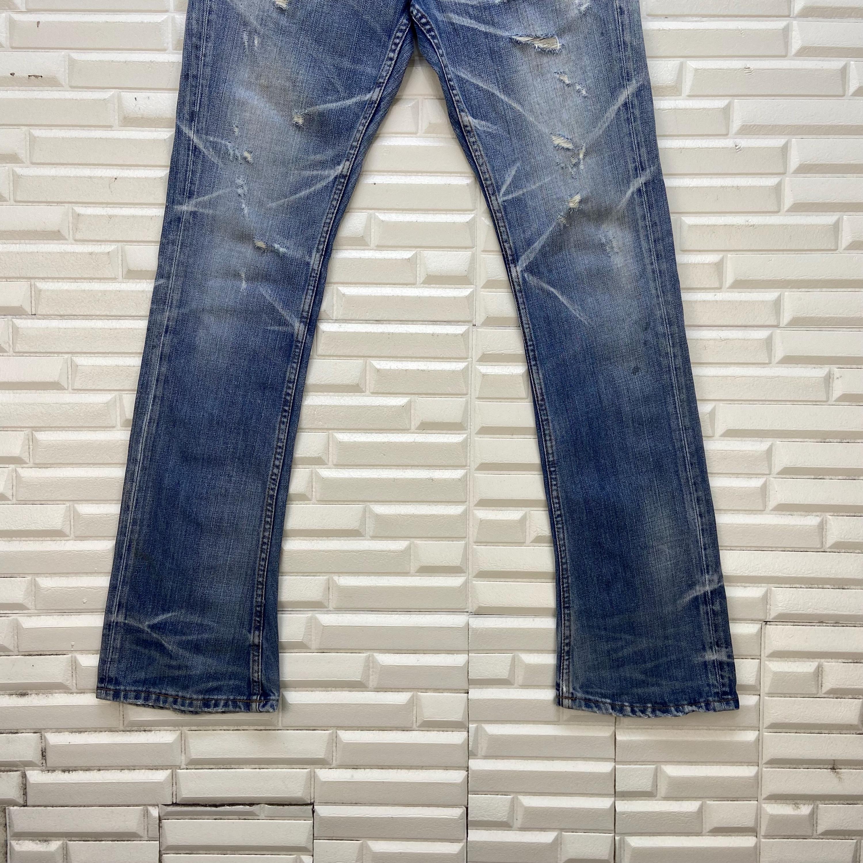 パンツ jackrose damaged flare denim y2k T0091 Flare Jackrose