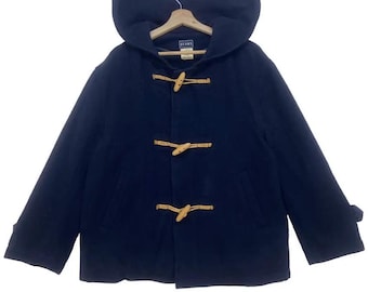 Japanese Brand Beams Plus Oversize Loose Laine Wool Winter Heavy Duffle Coat