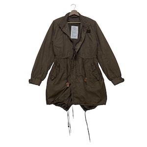 Natural vintage GOA puffer jacket with real fur
