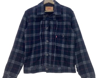 Giacca da camionista in lana con fibbia posteriore Levi's Type 1