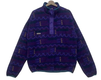Vintage Columbia Made in USA Native Fleece Jacket