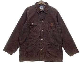 Carhartt Workers Workwear Michigan Chore Corduroy Jacket