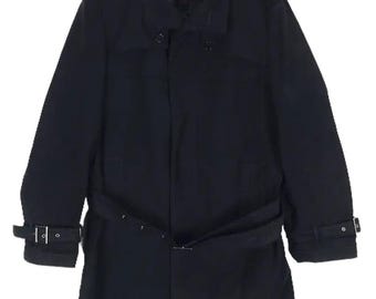 Contro tutti i rischi AAR di Yohji Yamamoto Cappotto lungo nero