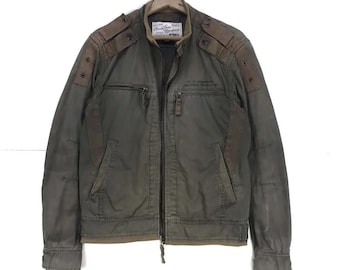 Chaqueta de campo para técnico de equipo de apoyo de aviación de las Fuerzas Armadas de Avirex Y2K