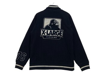 Giacca stile college vintage taglia XL di Los Angeles Clothing con logo grande ricamato in lana